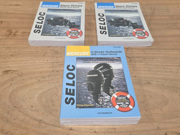 Image for 3 Seloc Marine Engine Repair Manuals