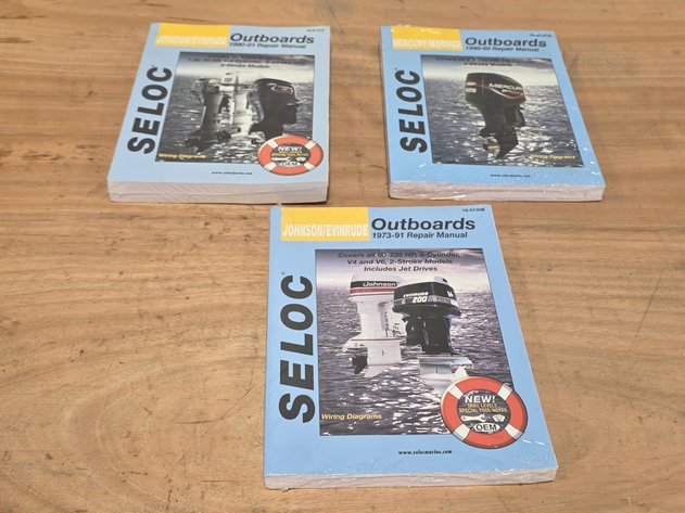 Image for 3 Seloc Marine Outboard Repair Manuals