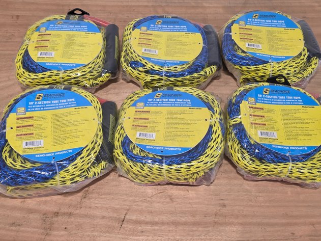 Image for 6 Seachoice 60' Tube Tow Ropes