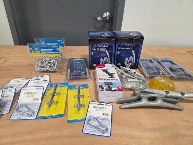 Image for Marine Hardware And Trailer Parts Lot