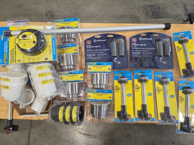 Image for Assorted Marine Accessories Lot