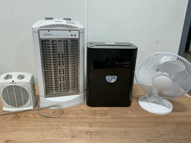 Image for Space Heaters, Shredder And Desk Fan