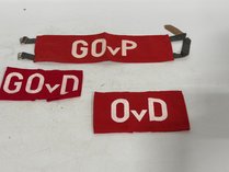 East German Military Armbands And Tags