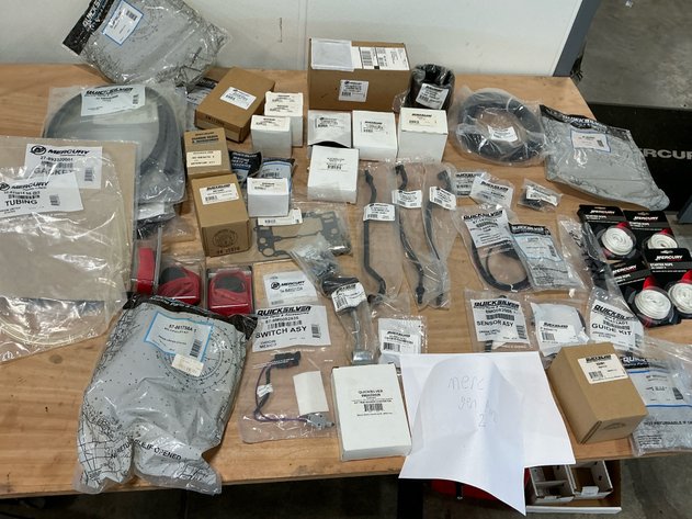 Image for Mercury And Quicksilver Marine Parts Lot
