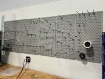 Slotted Metal Pegboard System