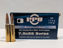 PPU 7.5x55 Swiss Ammunition