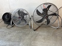 Three Xtreme Garage And Honeywell Fans