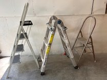 Werner Aluminum Ladder And Two Step Stools