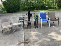 Assorted Folding And Patio Chairs
