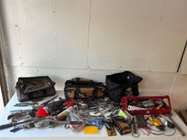 Mixed Hand Tools And Storage Lot