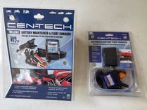 Two Cen-Tech 12V Battery Float Chargers