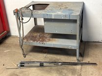 Metal Utility Shop Cart And Hardware