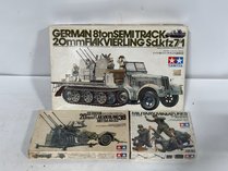 Three Tamiya Military Miniature Kits