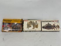 Three 1/35 Scale Military Model Kits