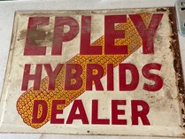 Vintage Epley Hybrids Dealer Sign