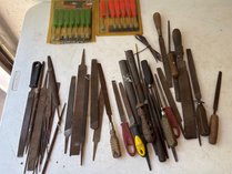 Assorted Tools Files And Nut Driver Sets