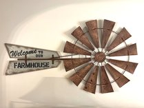 Farmhouse Windmill Wall Sign