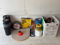 Assorted Adhesive Tapes And Sealants