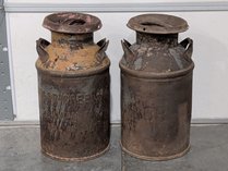 Antique/Vintage 10 Gallon Milk Cans