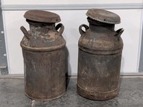Antique/Vintage Metal Milk Cans
