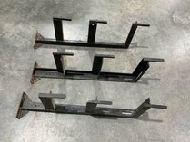 3 Heavy Duty Metal Mounting Brackets