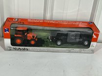 NewRay Kubota Tractor & Dodge Truck Set