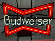 1992 Budweiser Bowtie Neon Sign