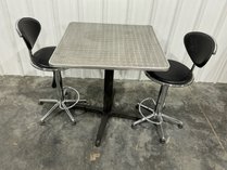 3-Piece Diner Table And Stool Set