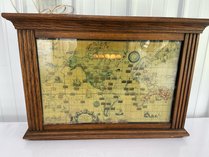 Howard Miller World Time Map Clock