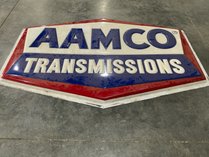 AAMCO Transmissions Embossed Plastic Sign