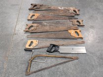 Assorted Hand Saws And Bow Saws