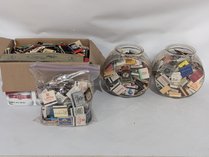 Vintage Assorted Matchbooks And Jars