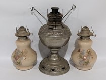 Vintage Oil Lamps Including B&H