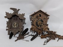 Carved Wood Cuckoo Clocks