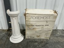 Foremost Cavalier Square Pedestal Sink