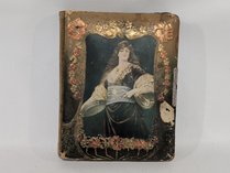 Antique Celluloid Portrait Photo Album