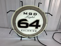 MGD Light 64 Calories Neon Sign