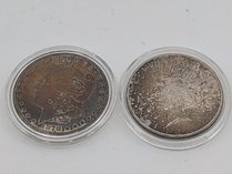 1878 Morgan And 1923 Peace Silver Dollars