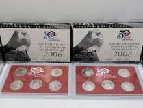 2006/2008 US Mint Silver Proof Sets