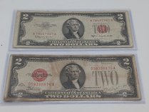 United States Two Dollar Bills