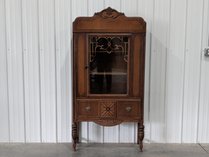 Vintage Wooden Display Cabinet