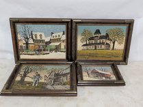 H Hargrove Framed Americana Prints
