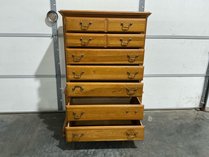Wooden 9-Drawer Chest