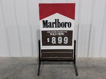 Marlboro Sidewalk Advertising Sign