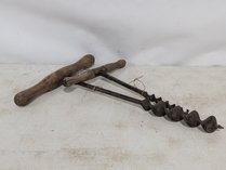 Antique N & Co. Mass. T-Handle Wood Augers