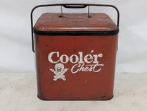 Vintage Metal Cooler Chest