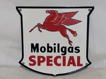 Vintage Mobilgas Special Pegasus Sign