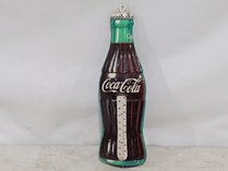 Vintage Coca-Cola Embossed Bottle Thermometer