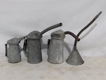 Vintage Galvanized Oil Cans