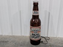 Bud Light Lighted Bottle Display